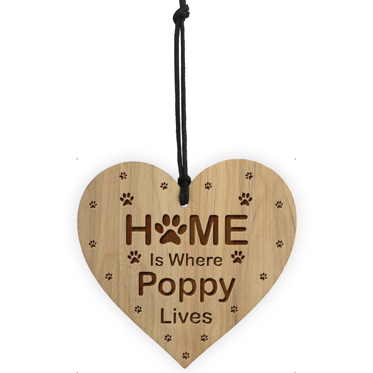 Home Is Where Plaque Personalised Dog Cat Gift Dog Cat Sign