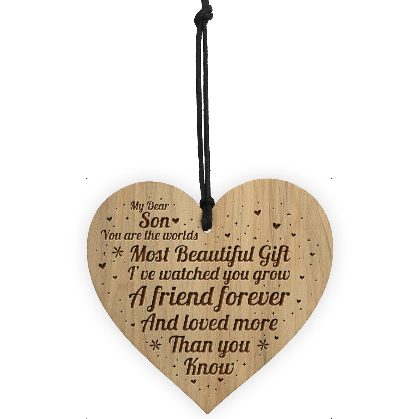 13th 14th 15th 16th 18th Birthday Gift For Son Engraved Heart