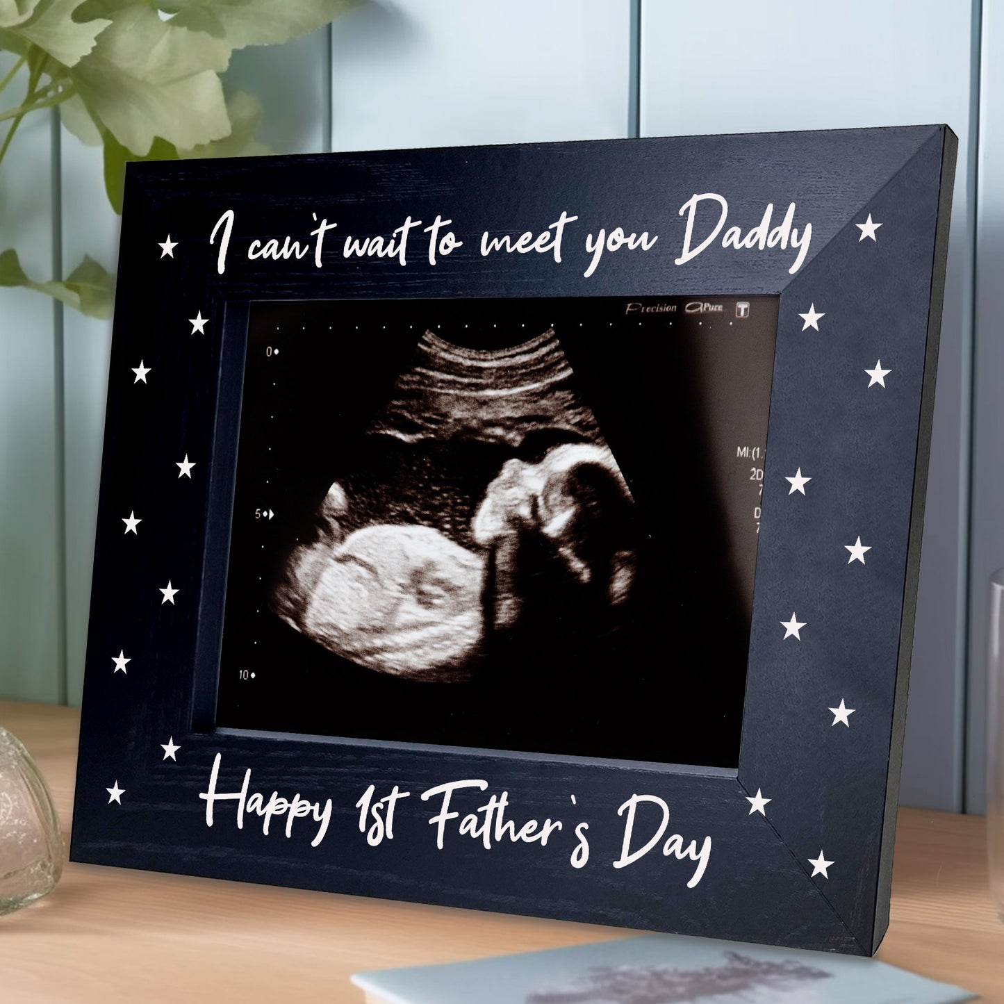 1st Fathers Day Gifts For Daddy Wooden Photo Frame Daddy Gifts