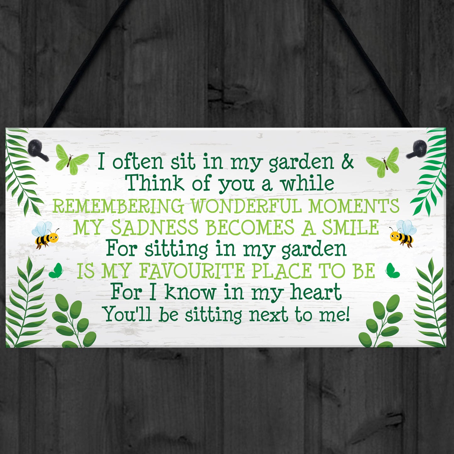 Memorial Plaque For Garden Hanging Wall Plaque Garden Memorial