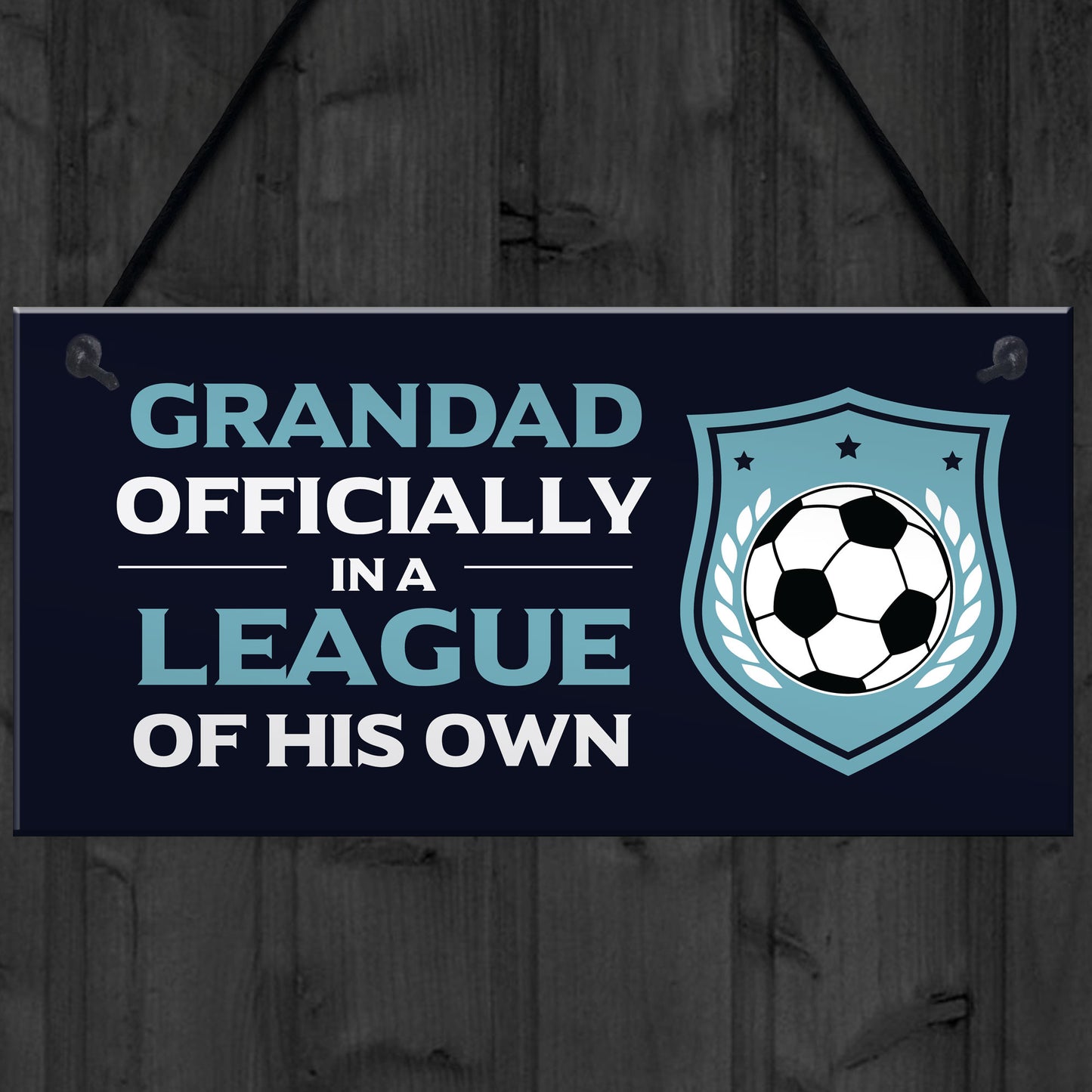 Grandad Gift For Fathers Day Birthday Football Sign Novelty