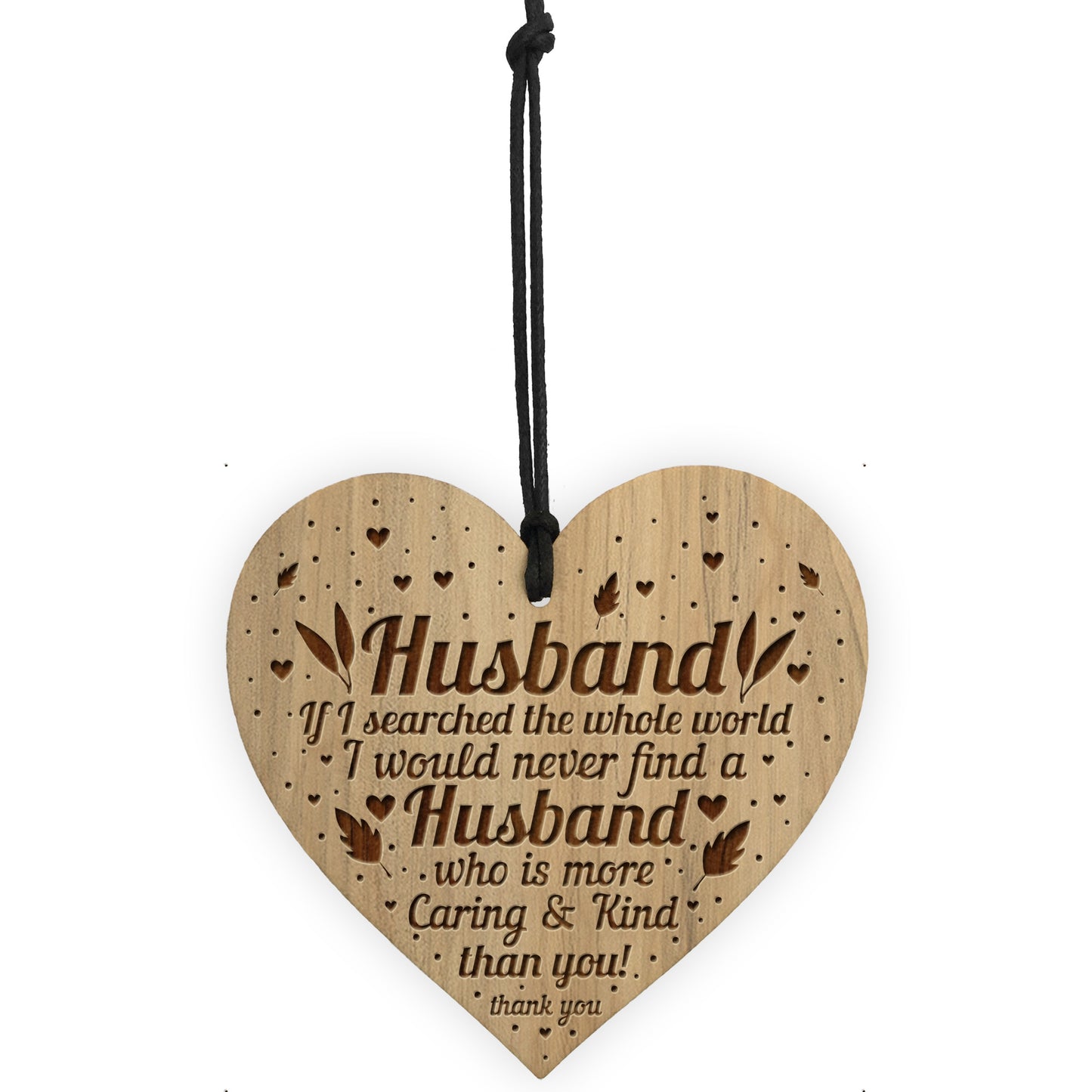 Husband Gifts Husband Birthday Gift Card Engraved Heart