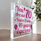 70th Birthday Gift For Mum Nan Friend Funny Gift For Women