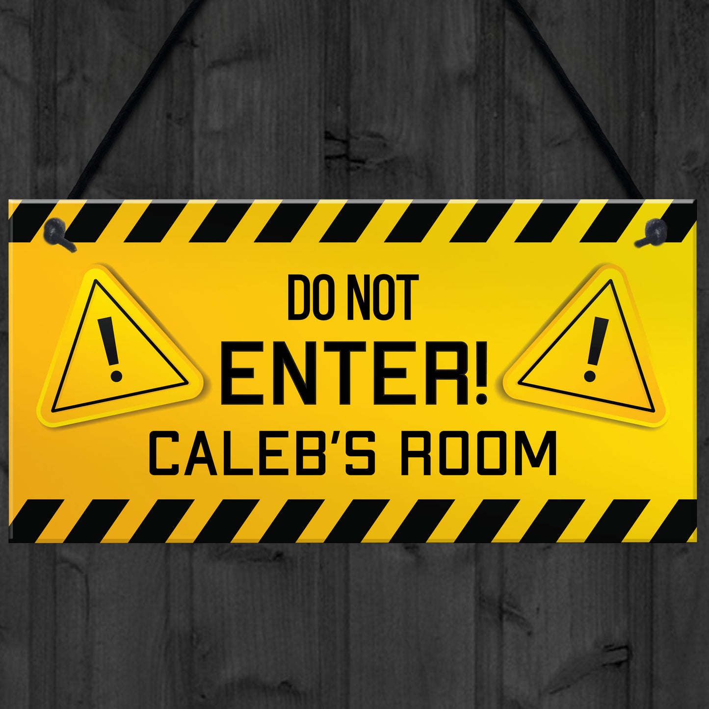 DO NOT ENTER Gaming Room Sign PERSONALISED Gamer Gift