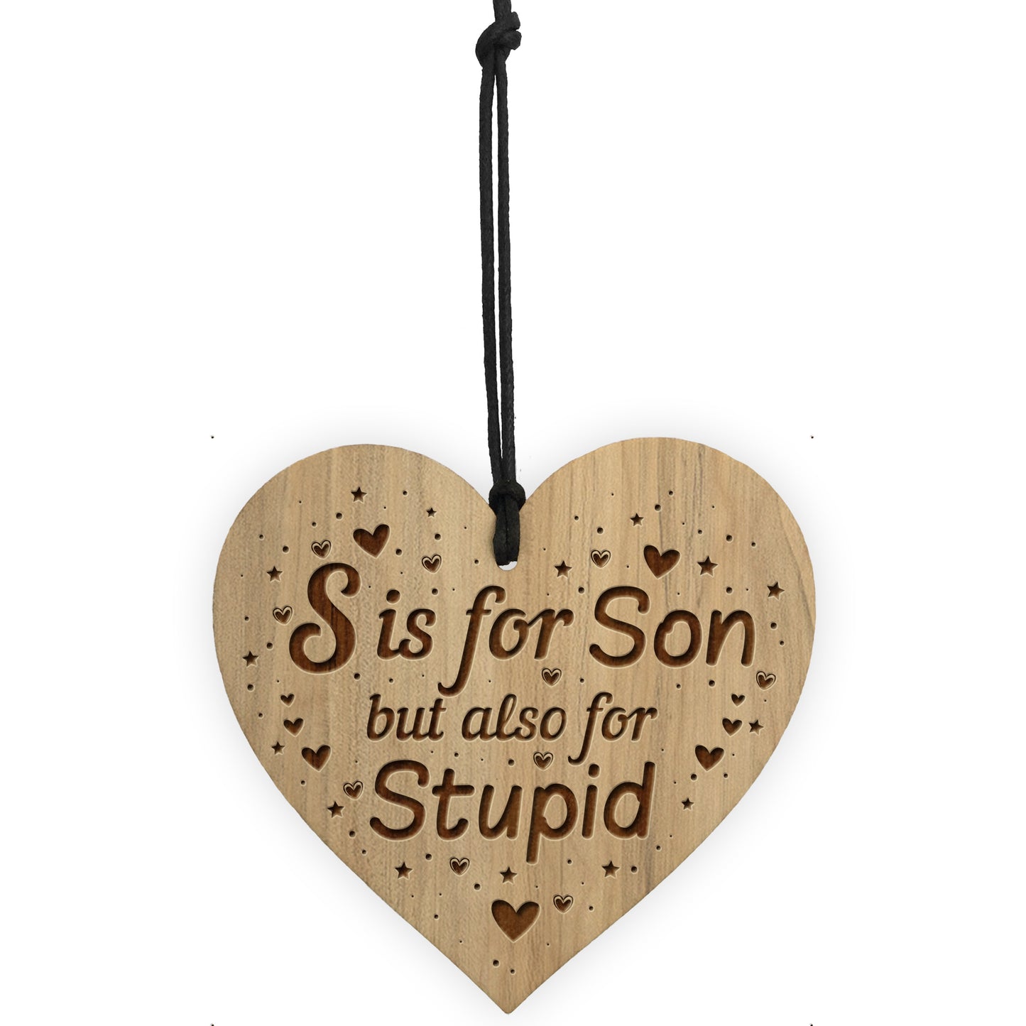 Funny Gift For Son Engraved Heart Son Birthday Gift 16th 18th