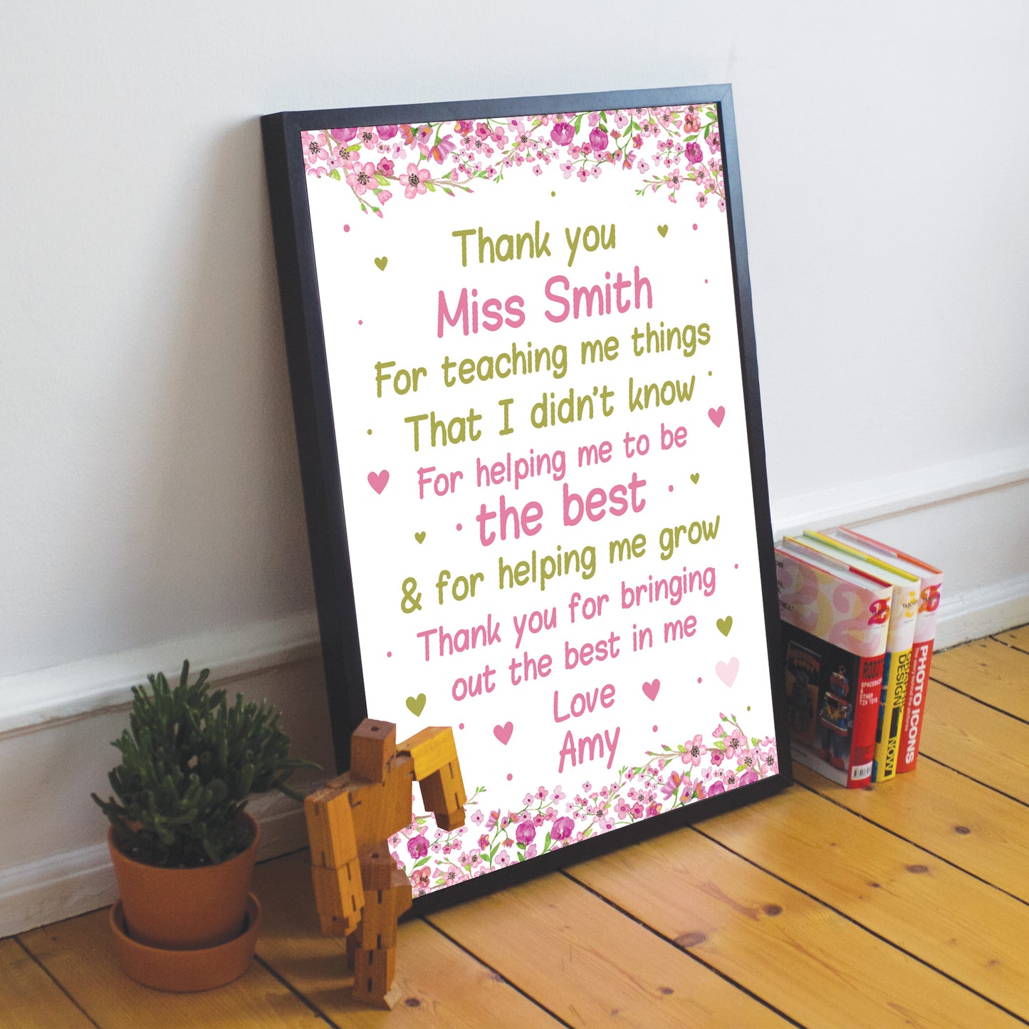 Teacher Thank You Gifts Personalised School Nursery Pre School