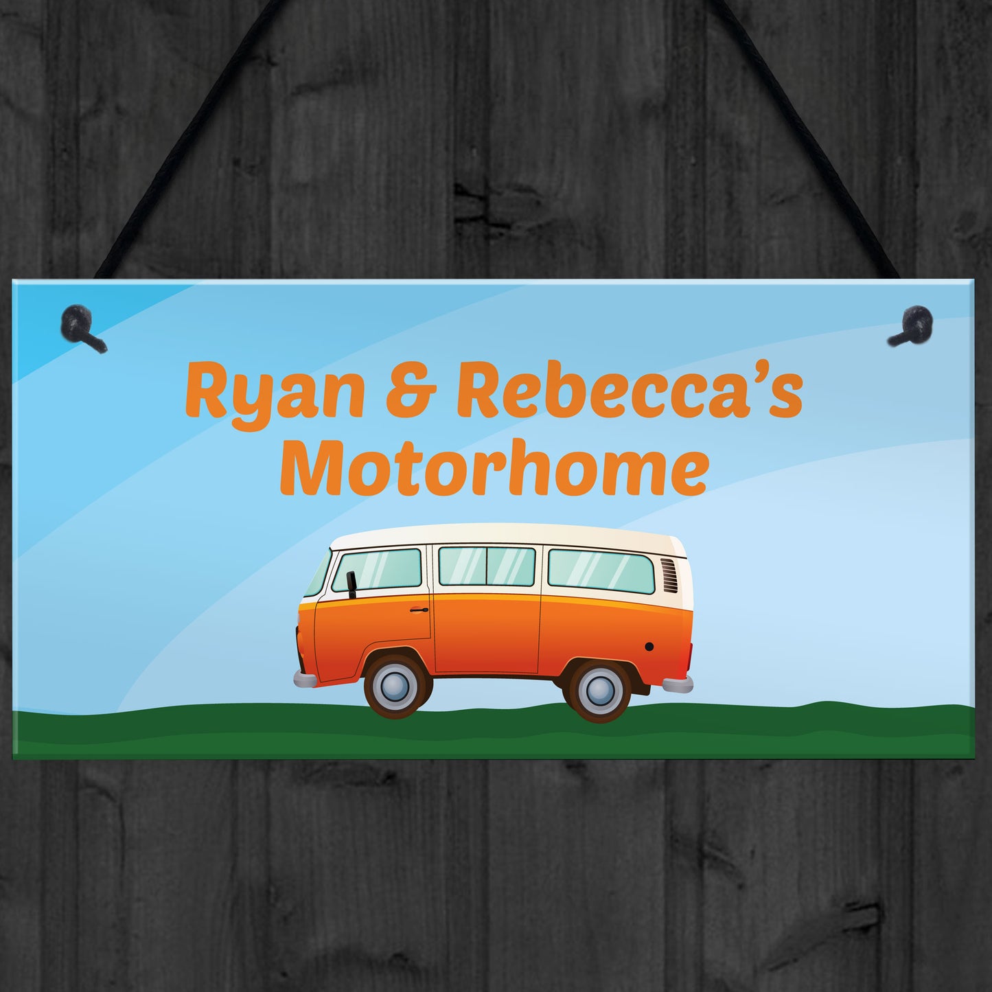 PERSONALISED Motorhome Sign Caravan Accessories Gift