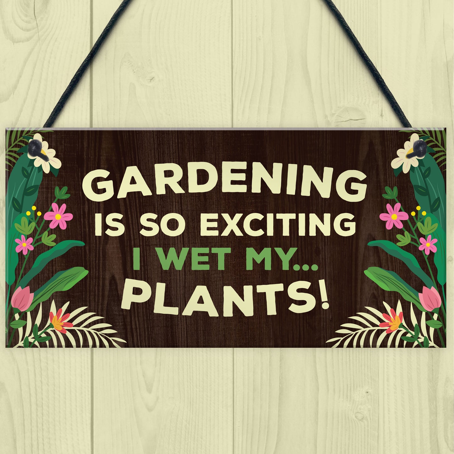 Funny 3 Piece Garden Sign Pack Novelty Garden Signs Funny Gift