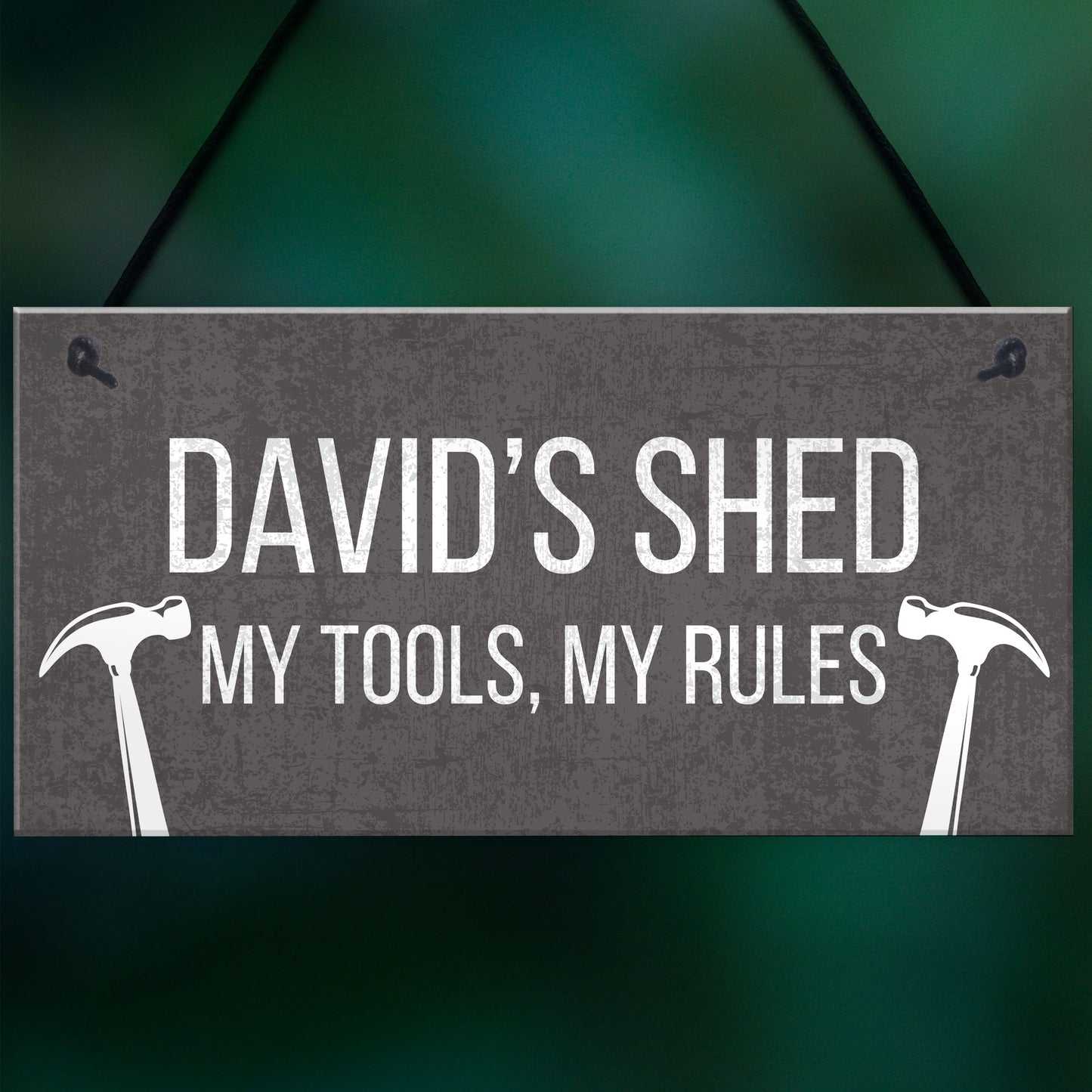 Personalised Shed Sign Tools Man Cave Garage Sign Door Sign