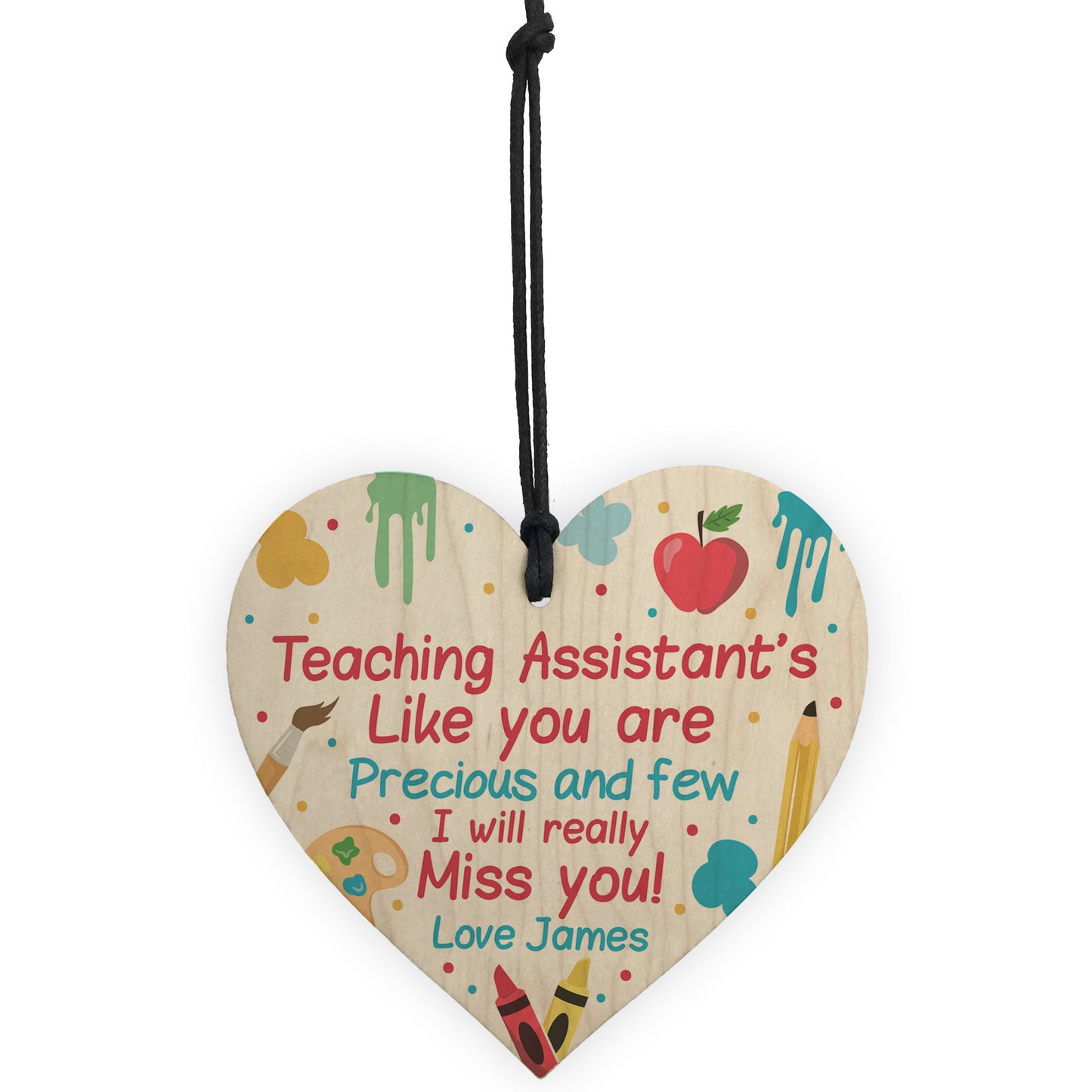 Personalised Thank you Teaching Assistant Gift Poem School