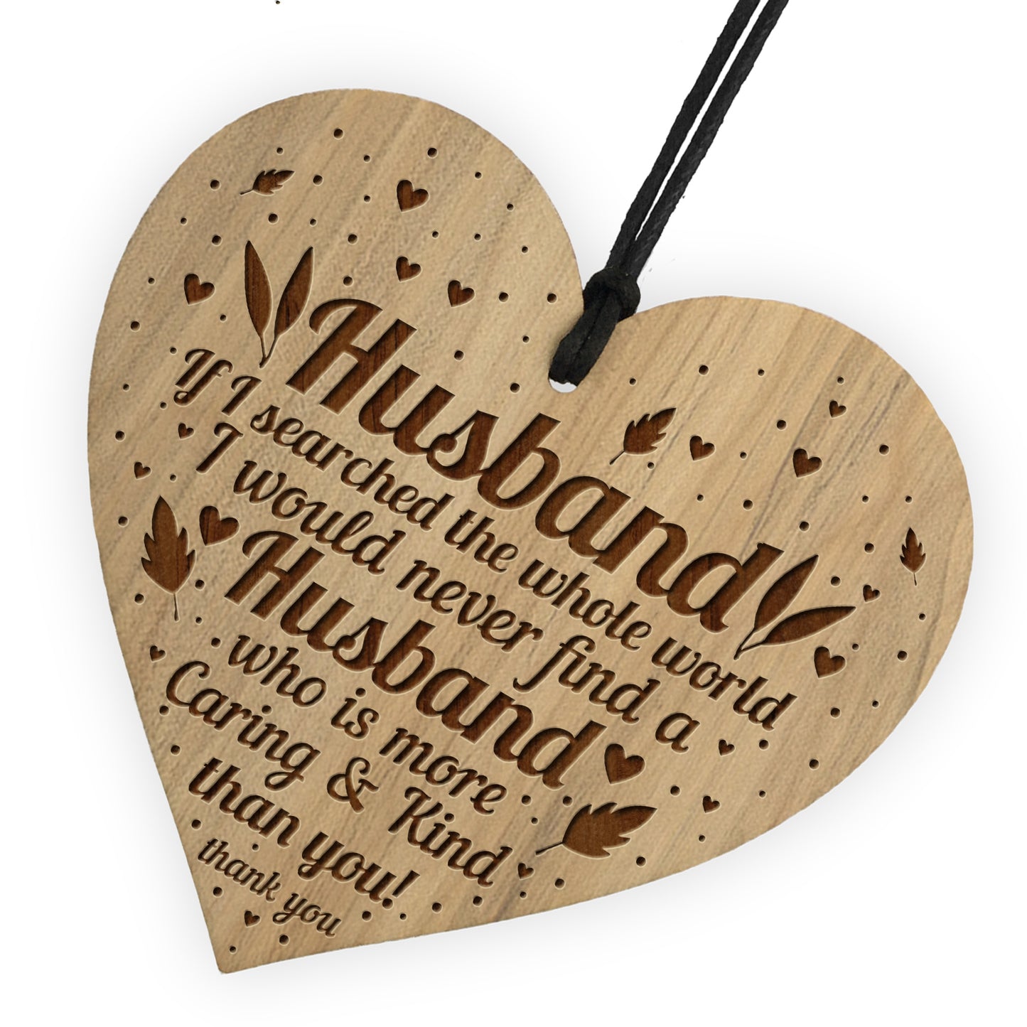 Husband Gifts Husband Birthday Gift Card Engraved Heart