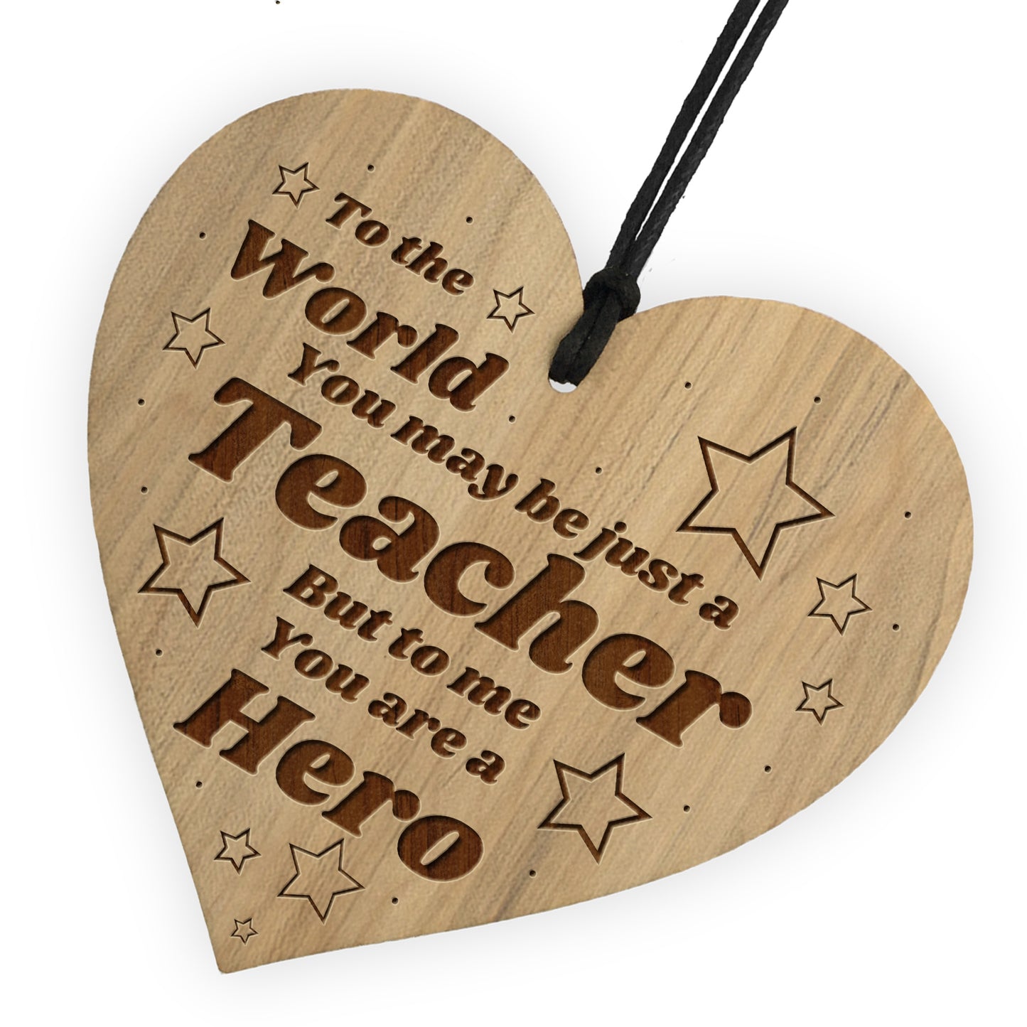 Teacher Thank You Gift Engraved Heart Teacher Gifts School