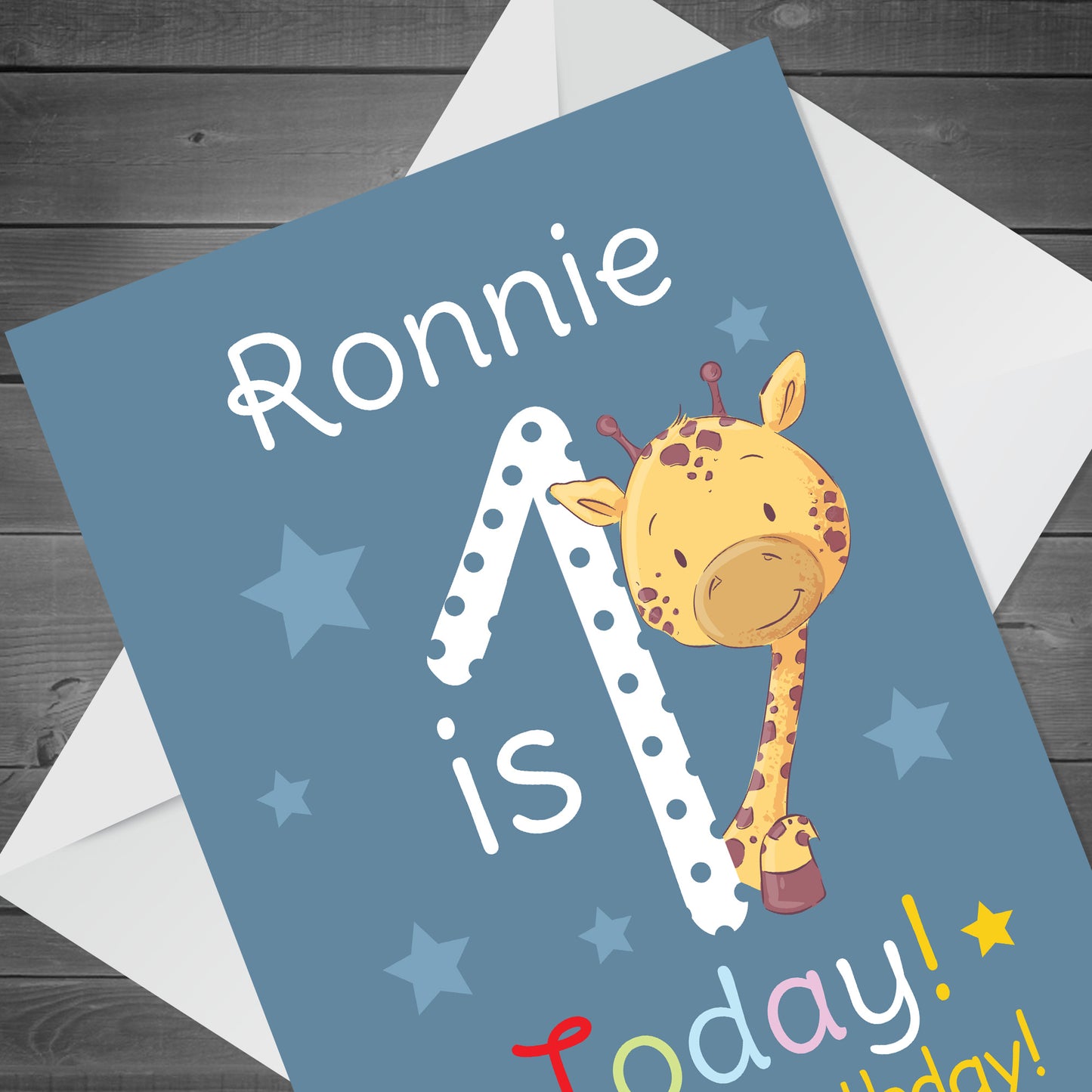 Personalised 1st Birthday Card For Daughter Son Cute Animal Card