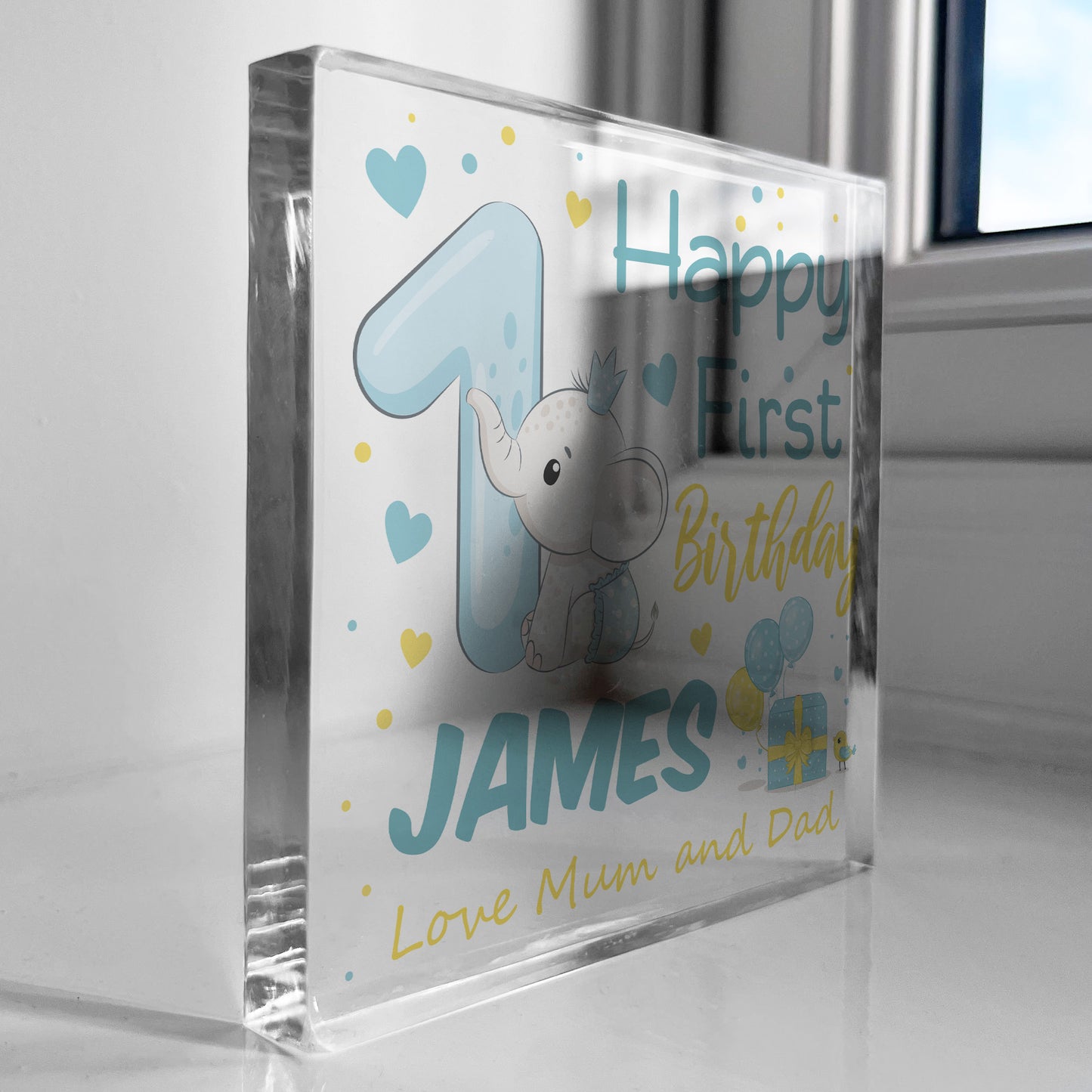 PERSONALISED 1st Birthday Gifts Baby Boy Son Grandson Gift
