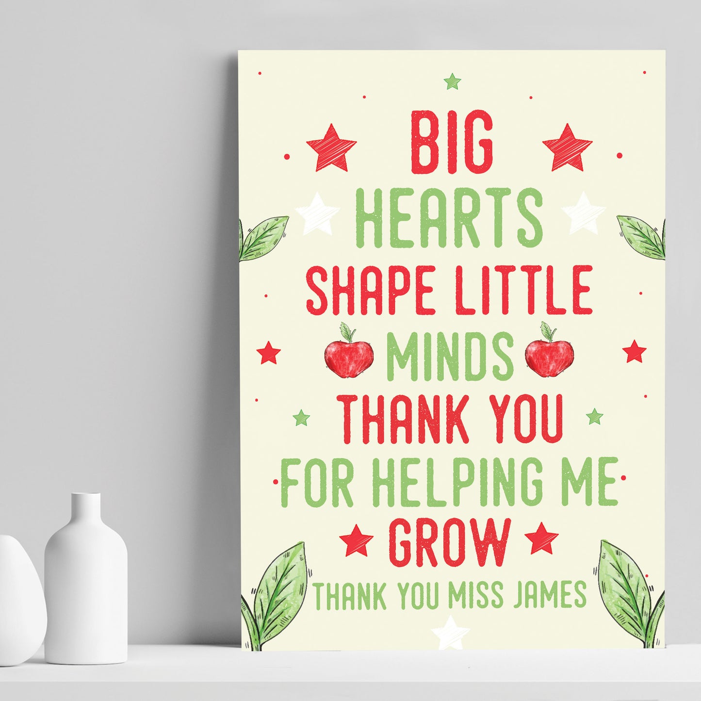 Thank You Gift For Your Teacher Teaching Assistant Print Leavin