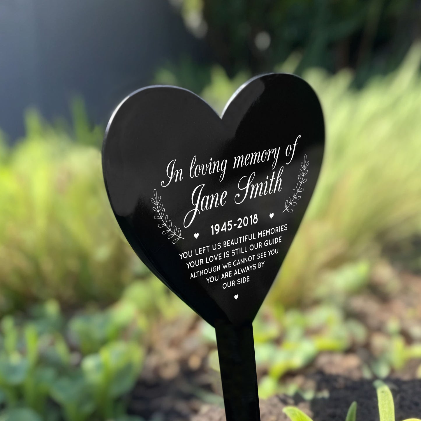 Memorial Stake Grave/Tree Marker Cremation Personalised Plaque