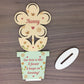 Nanny Gift Wooden Flower Gift For Nanny Birthday Gift For Her