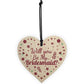 Will You Be My Bridesmaid Wood Heart Wedding Asking Friendship