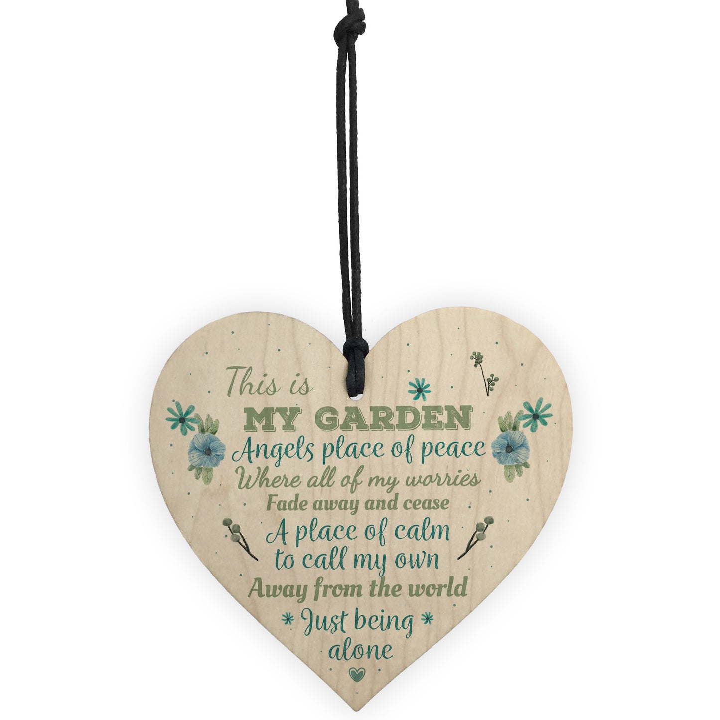 My Garden Novelty Heart SummerHouse Friendship Sign Garden