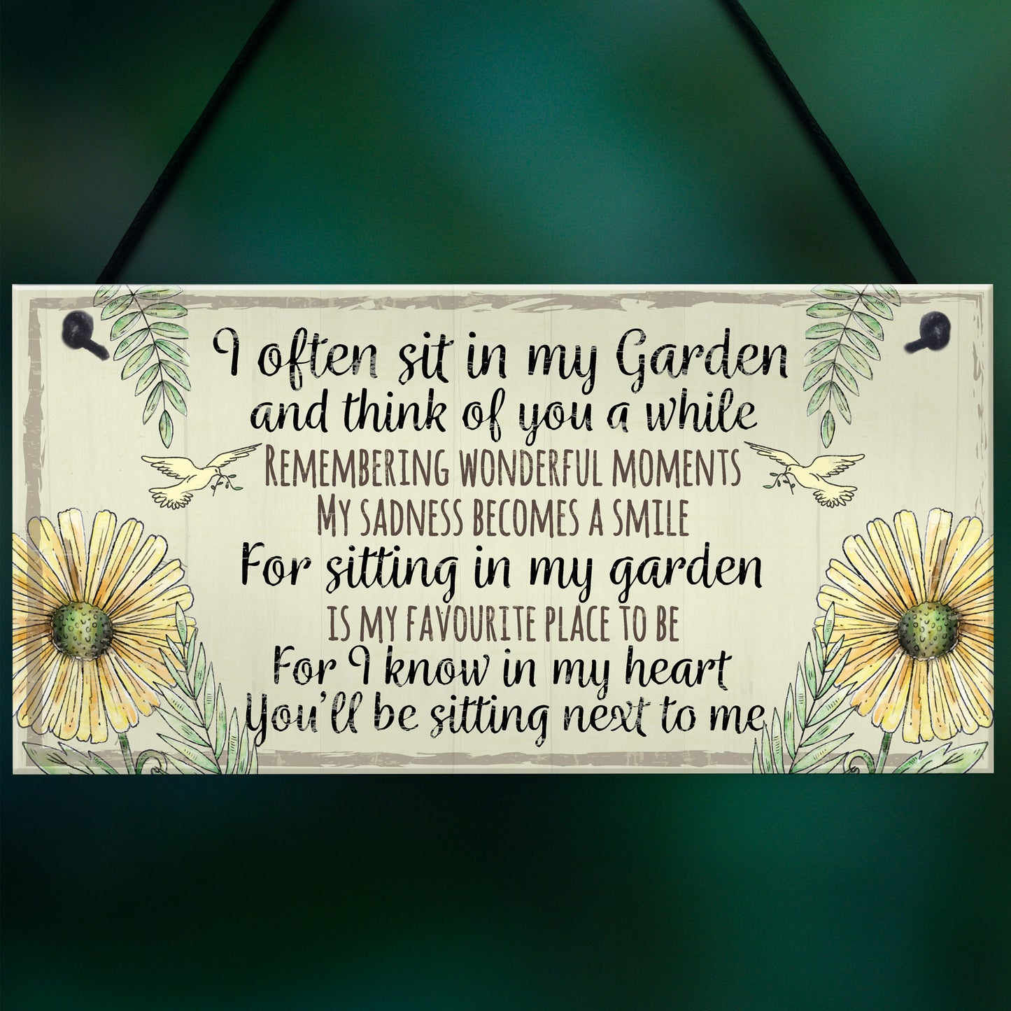 Garden Plaque Summer House Sign Garden Shed Friendship Mum Gift