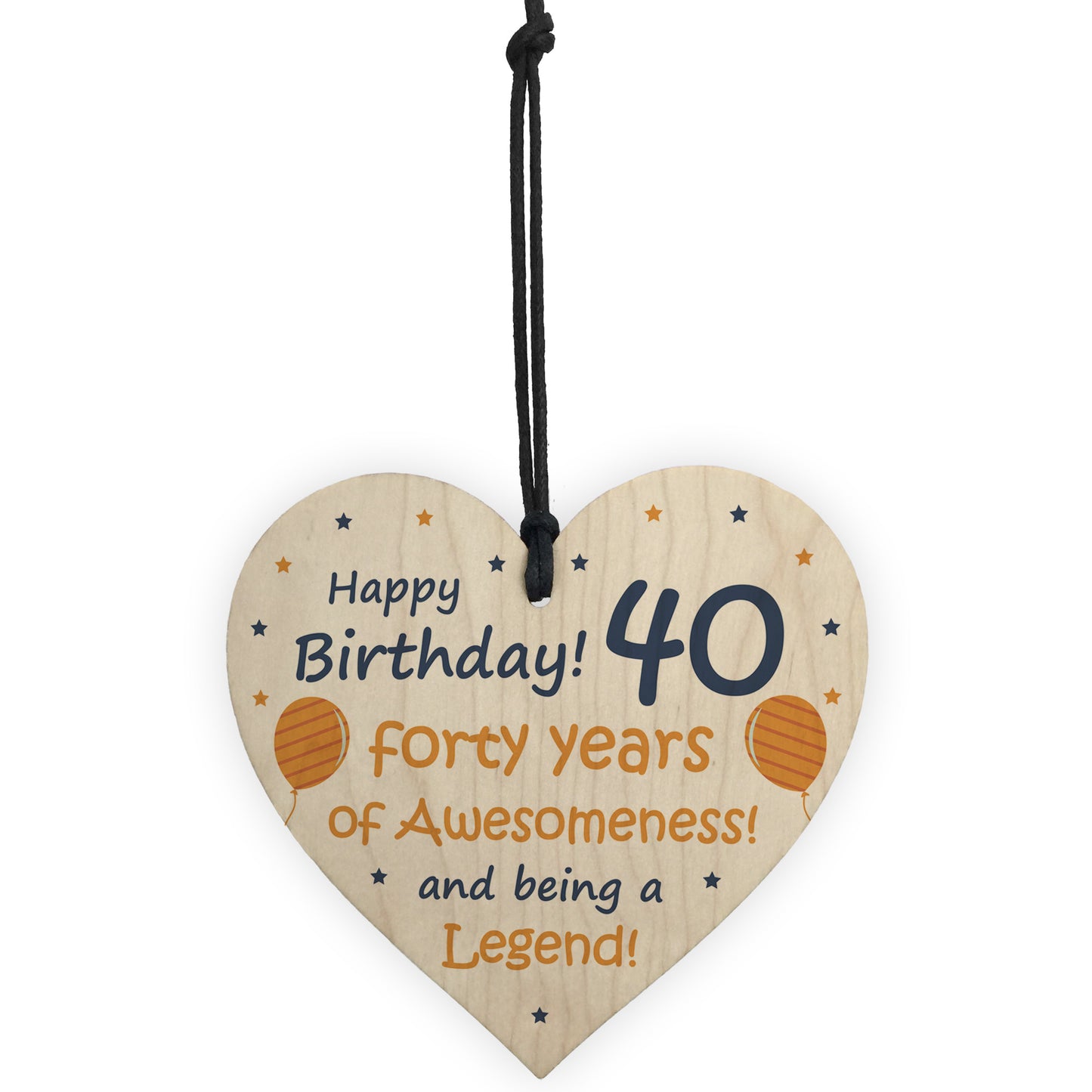 40th Birthday Gifts For Men Women Heart Funny 40th Birthday