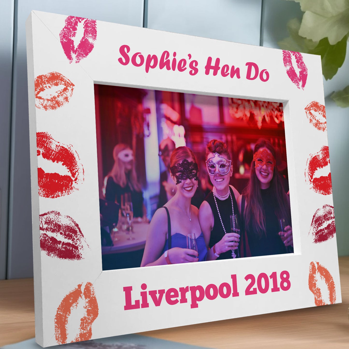 Personalised Hen Party Gift Girls Night Out Photo Frame Bride