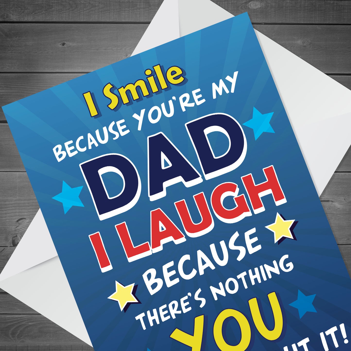 Quirky Funny Fathers Day Card Dad Birthday Card From Daughter