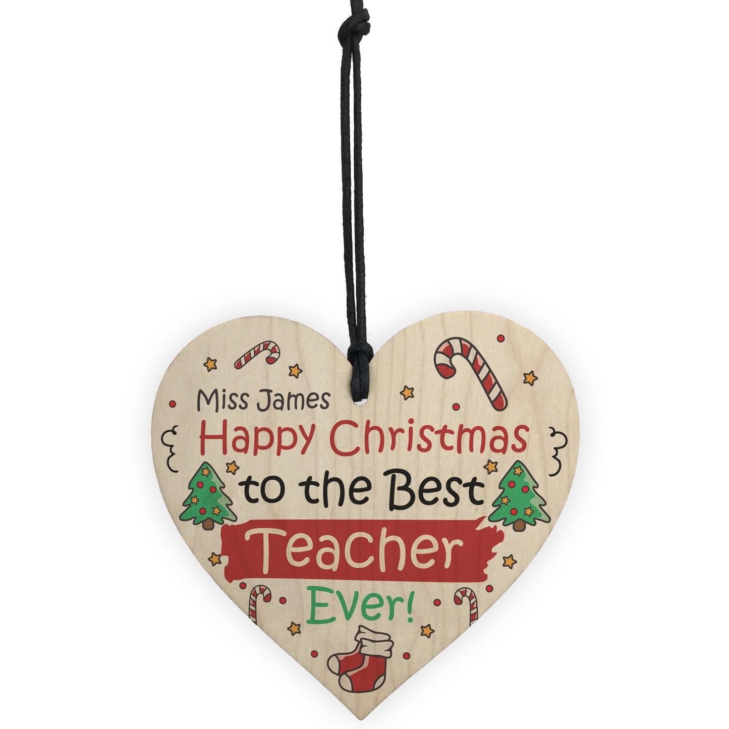 Christmas Gift For Teacher Personalised Thank You Gift Nursery