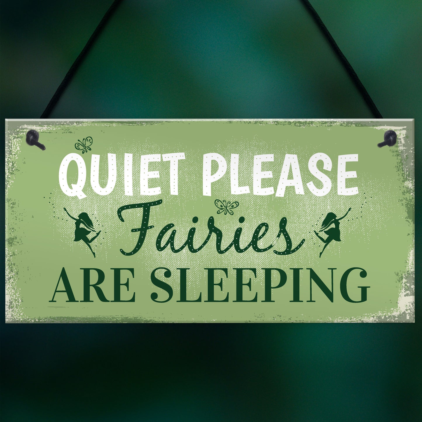 Quiet Please Novelty Hanging Plaque SummerHouse Sign Garden