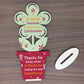 Childminder Babysitter Thank You Gift Wooden Flower School Gifts