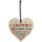 50 Birthday Decorations Heart Funny 50th Birthday Present Gift