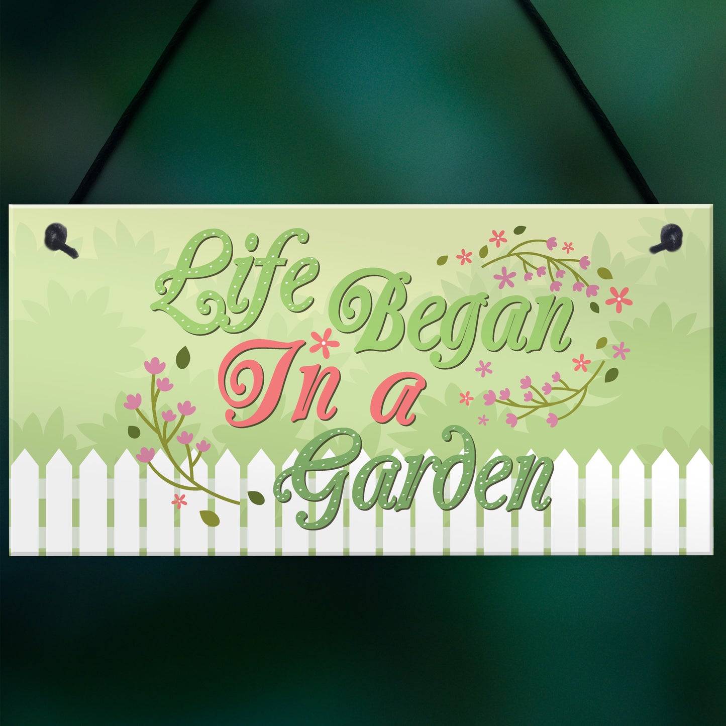 Life Began Plaques SummerHouse Signs Garden Shed Mum Nan