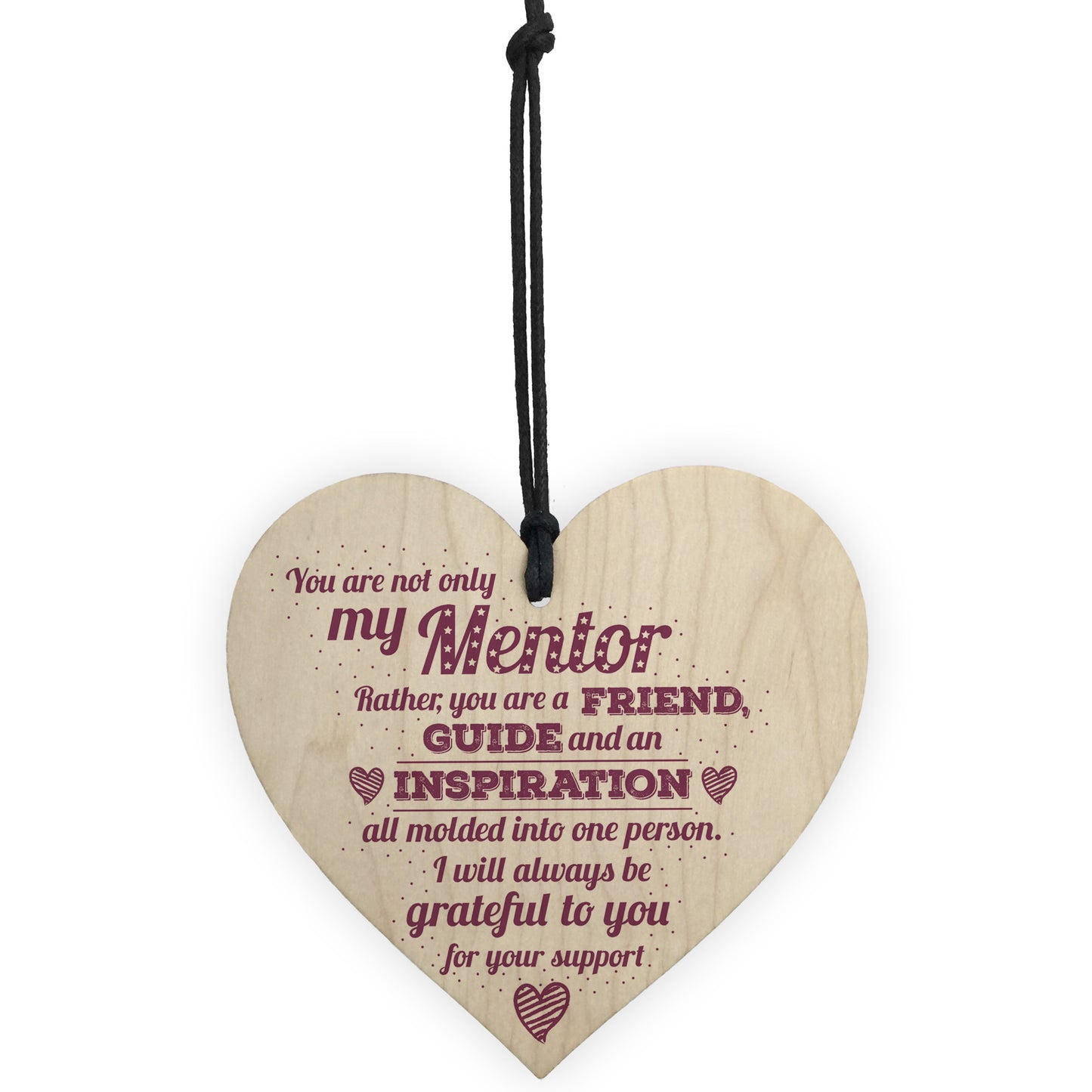 Mentor Friend Teacher Midwife Tutor Plaque Gift Sign Thank You