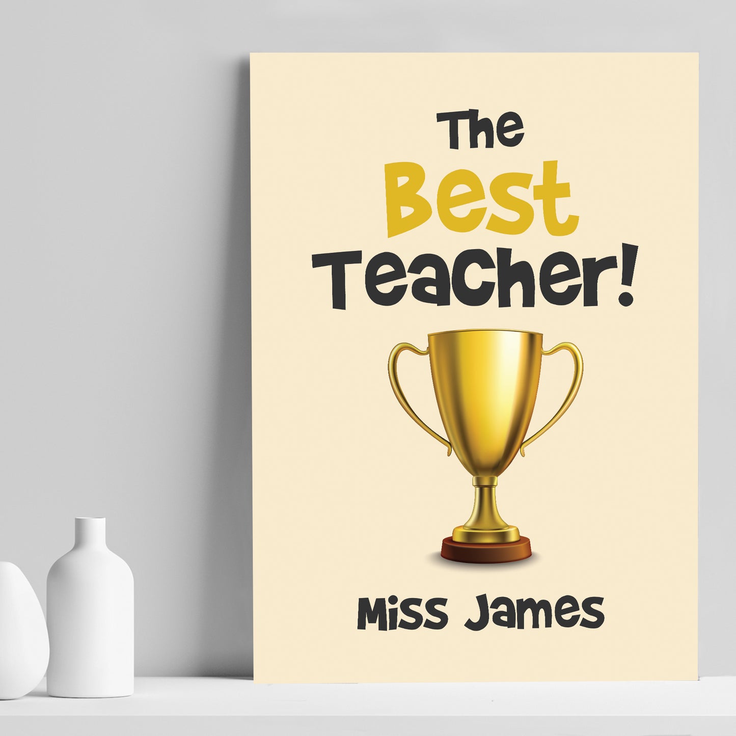 Best Teacher Print Personalised Gift For Teacher Leaving School