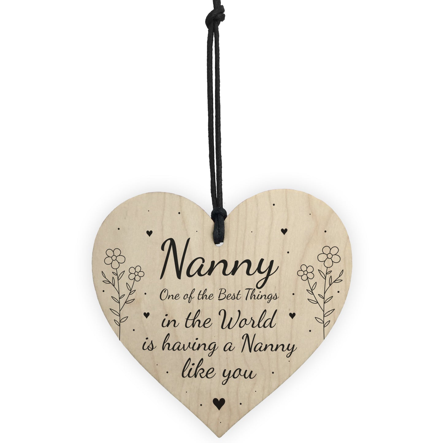 Mothers Day Gift For Nanny Heart Thank You Birthday Gift