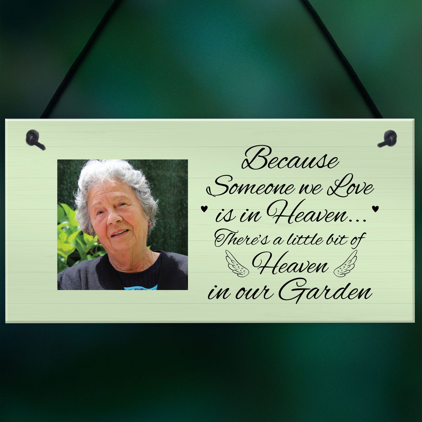 In Memory Of Nan Mum Dad Garden Memorial Sign Personalised