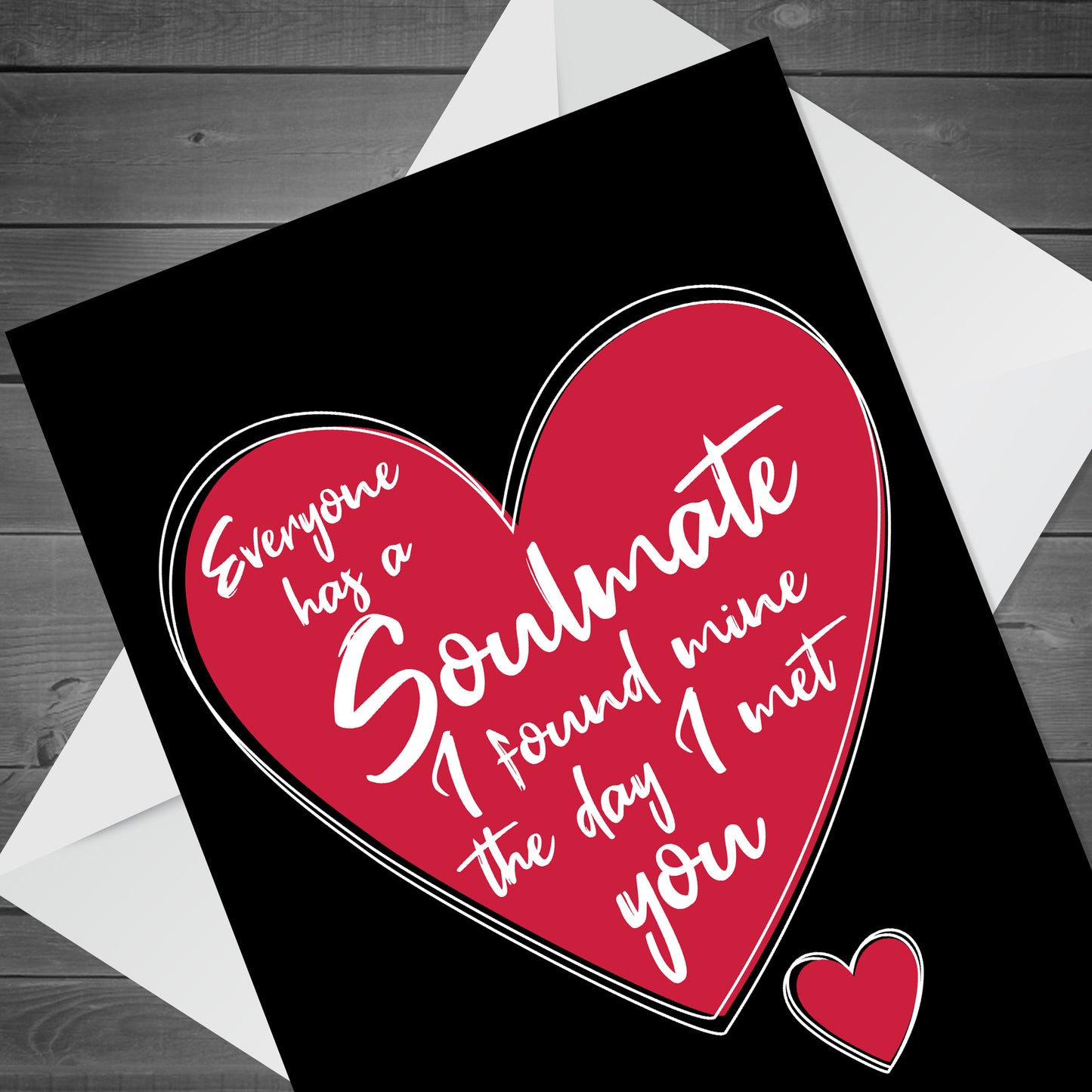 Valentines Day Cards For Him Her Soulmate Card Anniversary Card