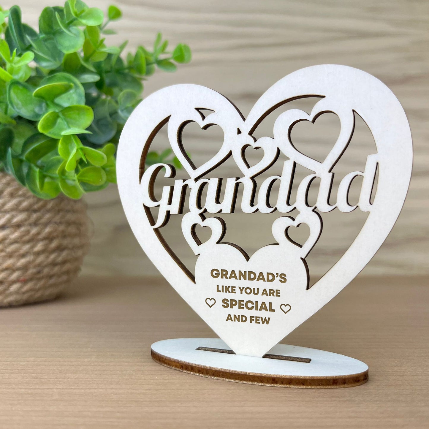 Special Grandad Gift For Birthday Fathers Day Standing Plaque