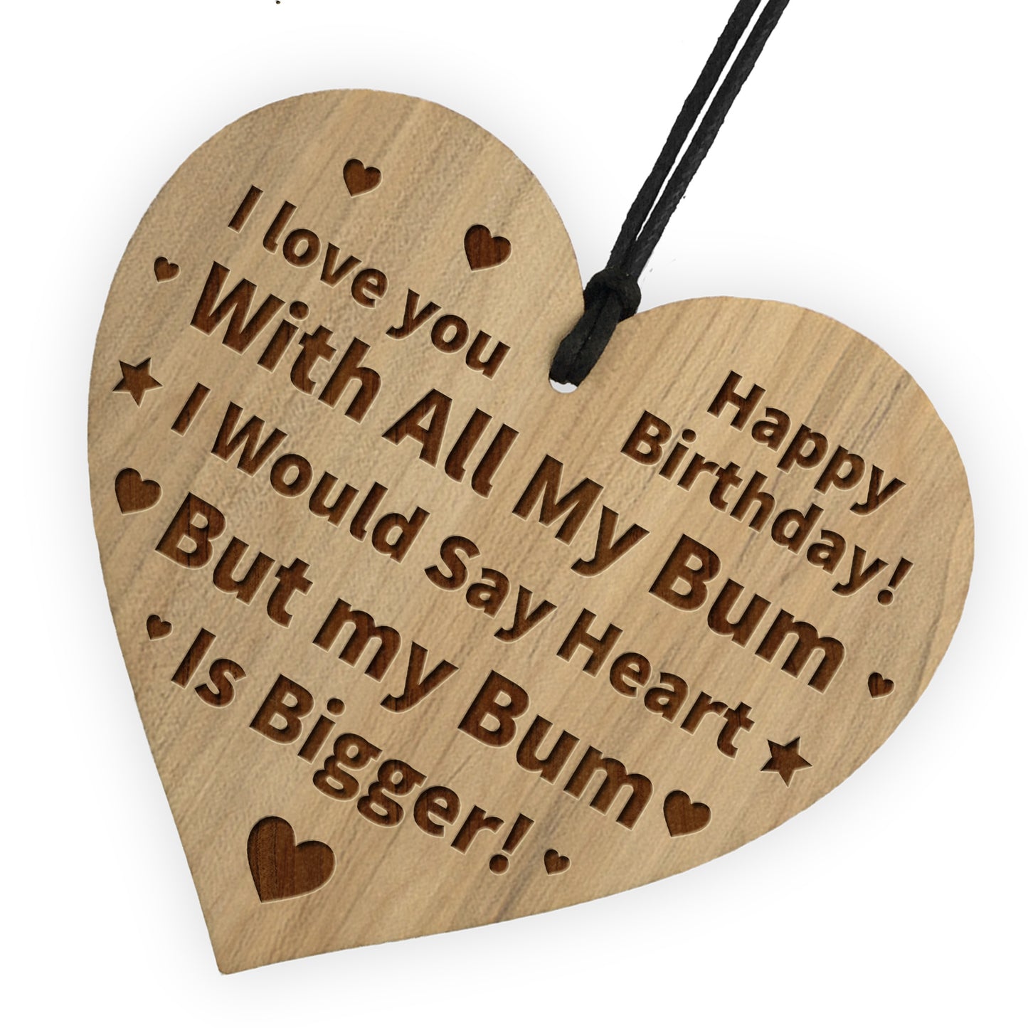 FUNNY Husband Wife Gifts Engraved Heart Birthday Gift For Him