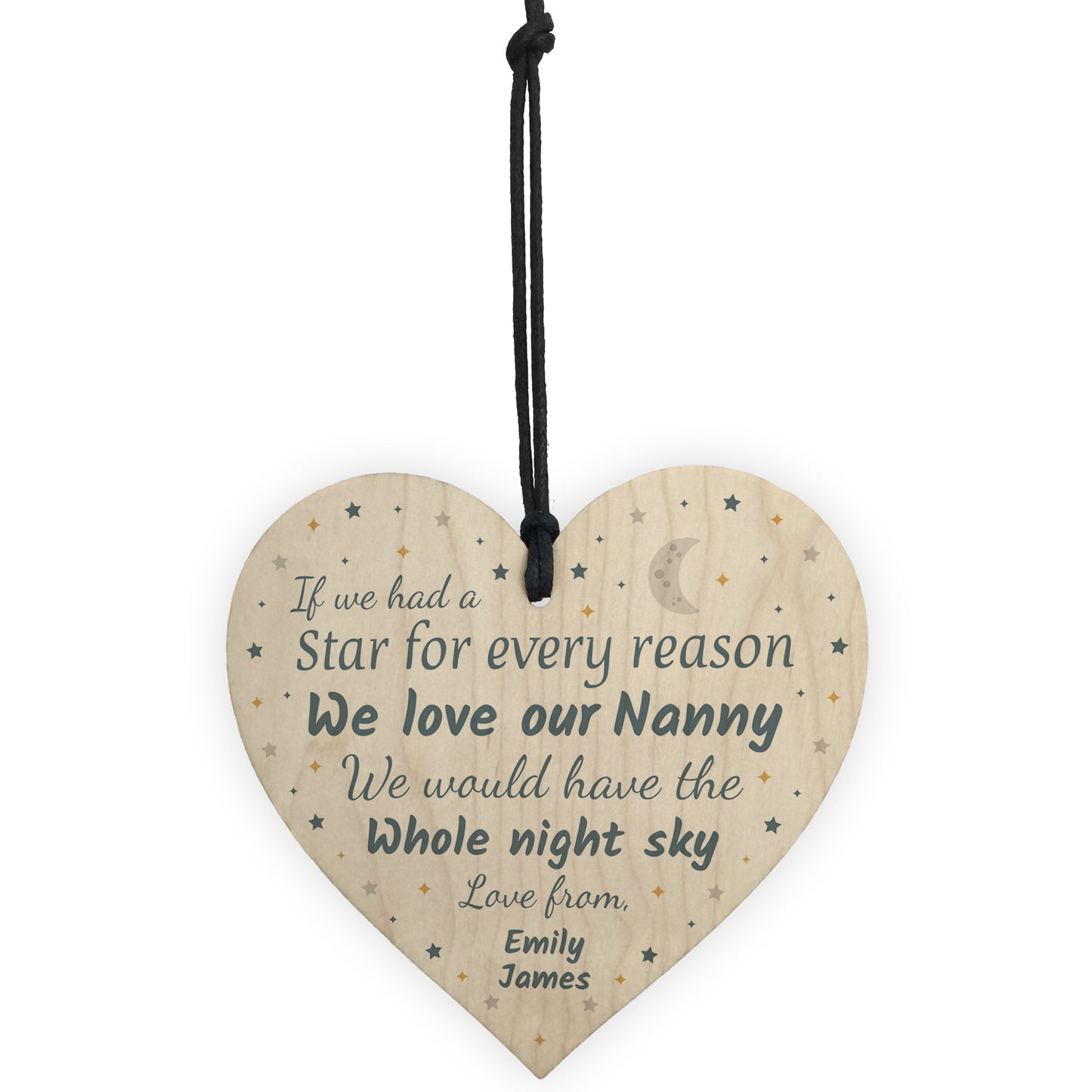 Personalised Gift For Nanny Birthday Christmas Gift Love Sign