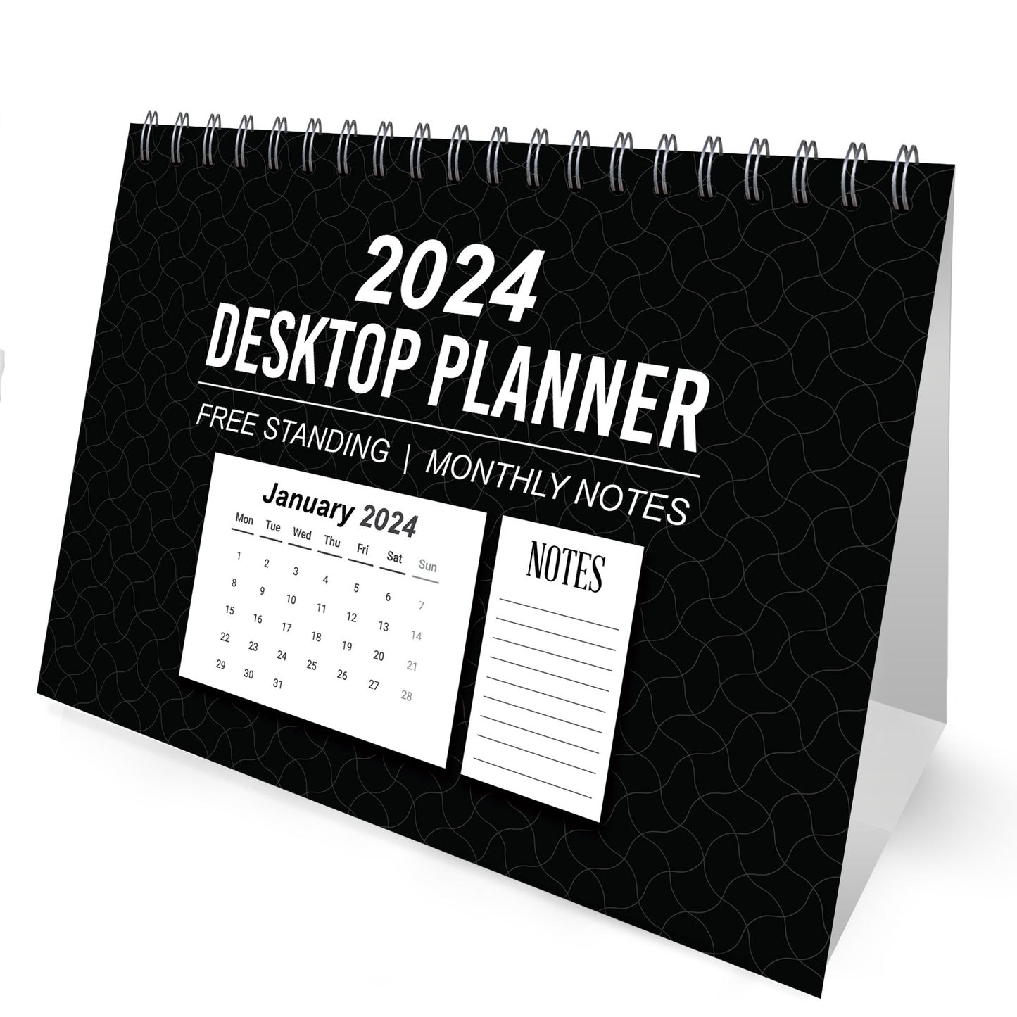 2024 Desktop Calendar A5 Monthly Planner Family Organiser