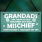 Funny Sign Grandad Birthday Gift Wall Plaque Fathers Day Gifts