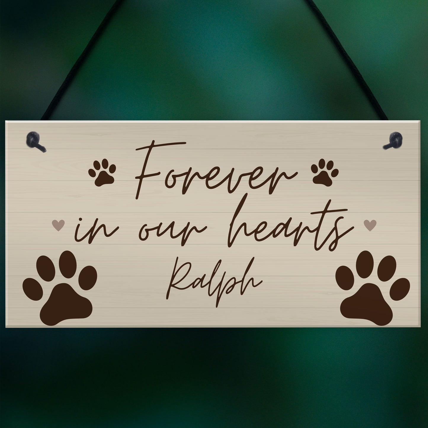 Garden Memorial Sign For Pet Dog Cat Personalised Garden Shed