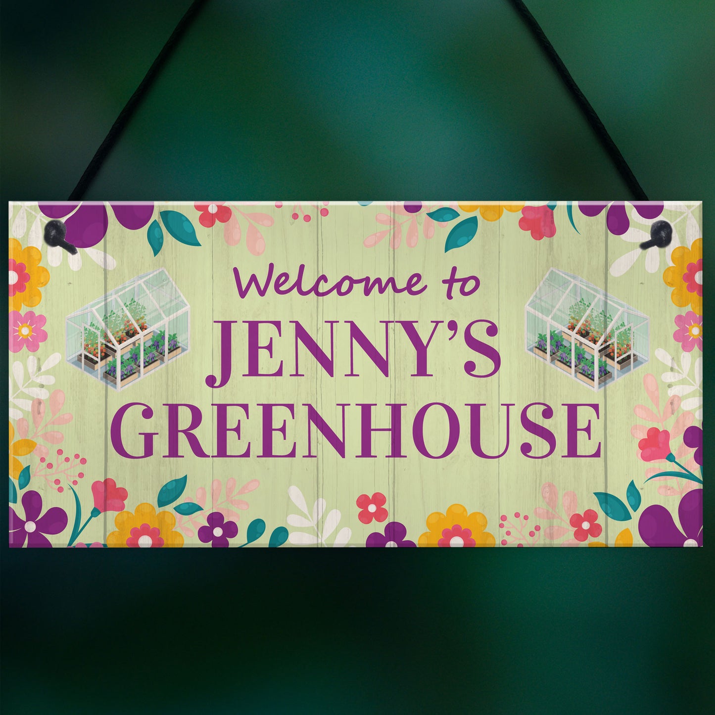 Garden Sign / Greenhouse Sign / Personalised Garden Sign