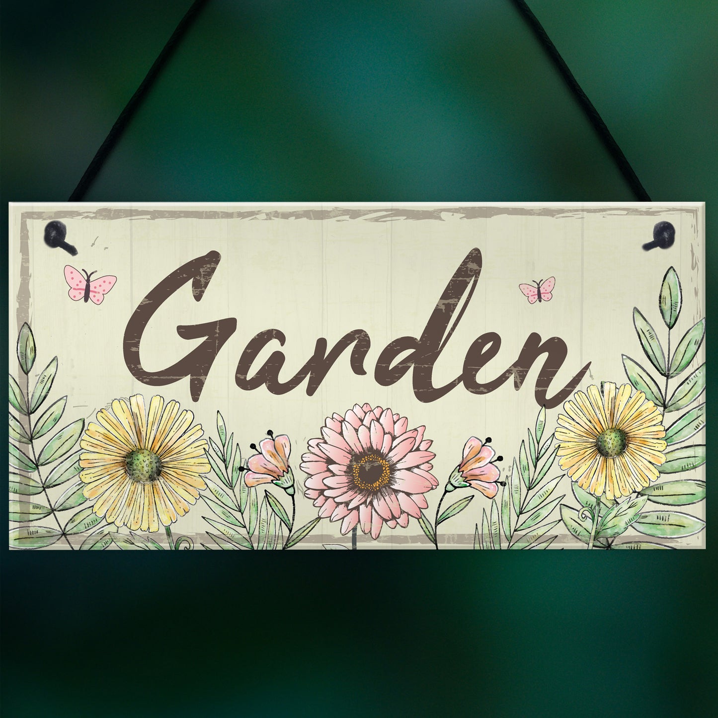 Garden Sign Door Shed Garden SummerHouse Plaque Home Decor