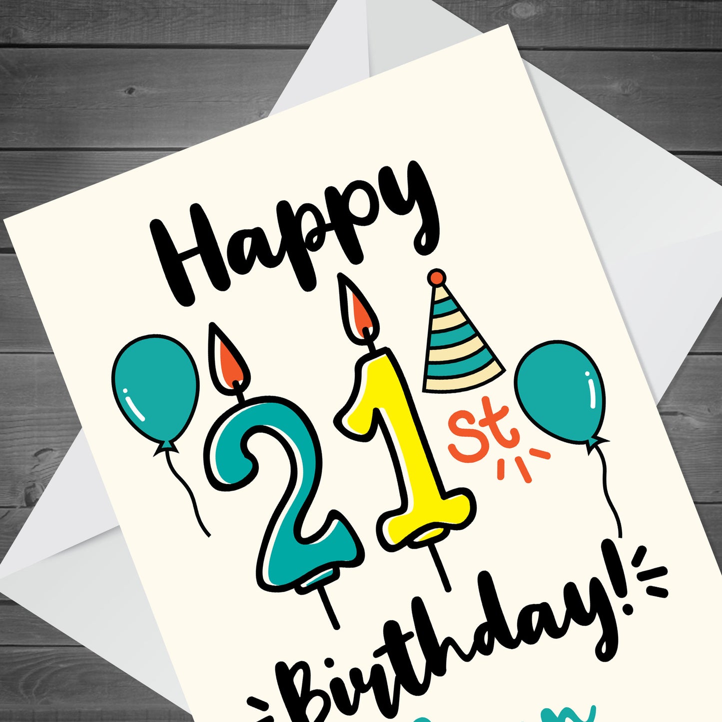 21st Birthday Card Boy Girl Personalised Card For Son Daughter