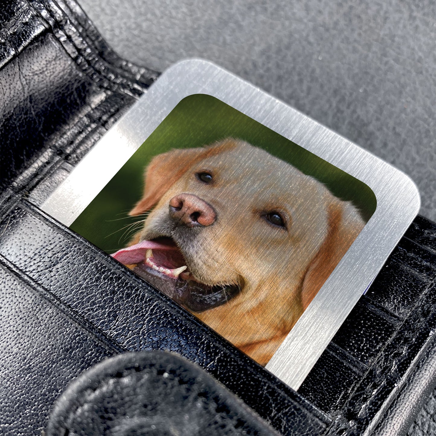 Memorial Gift For Dog Cat Personalised Photo Wallet Card