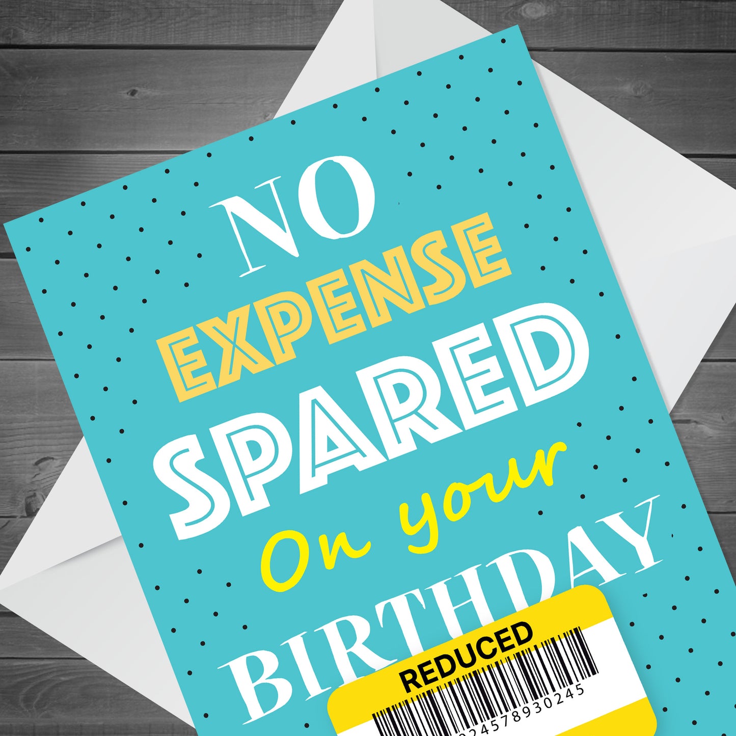 Reduced Sticker Funny Birthday Card For Husband Wife Brother