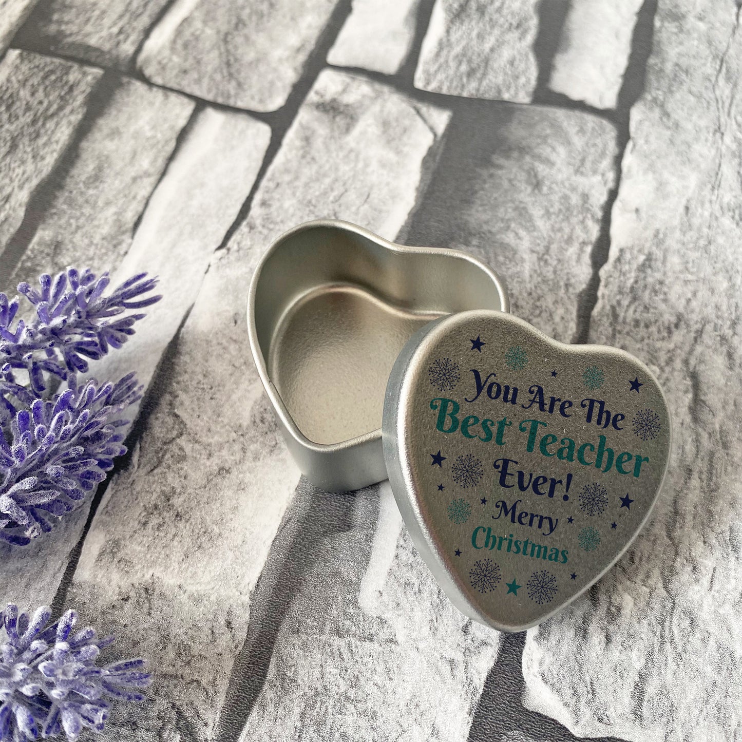 Teacher Christmas Gift Metal Tin Thank You Gift Nursery School