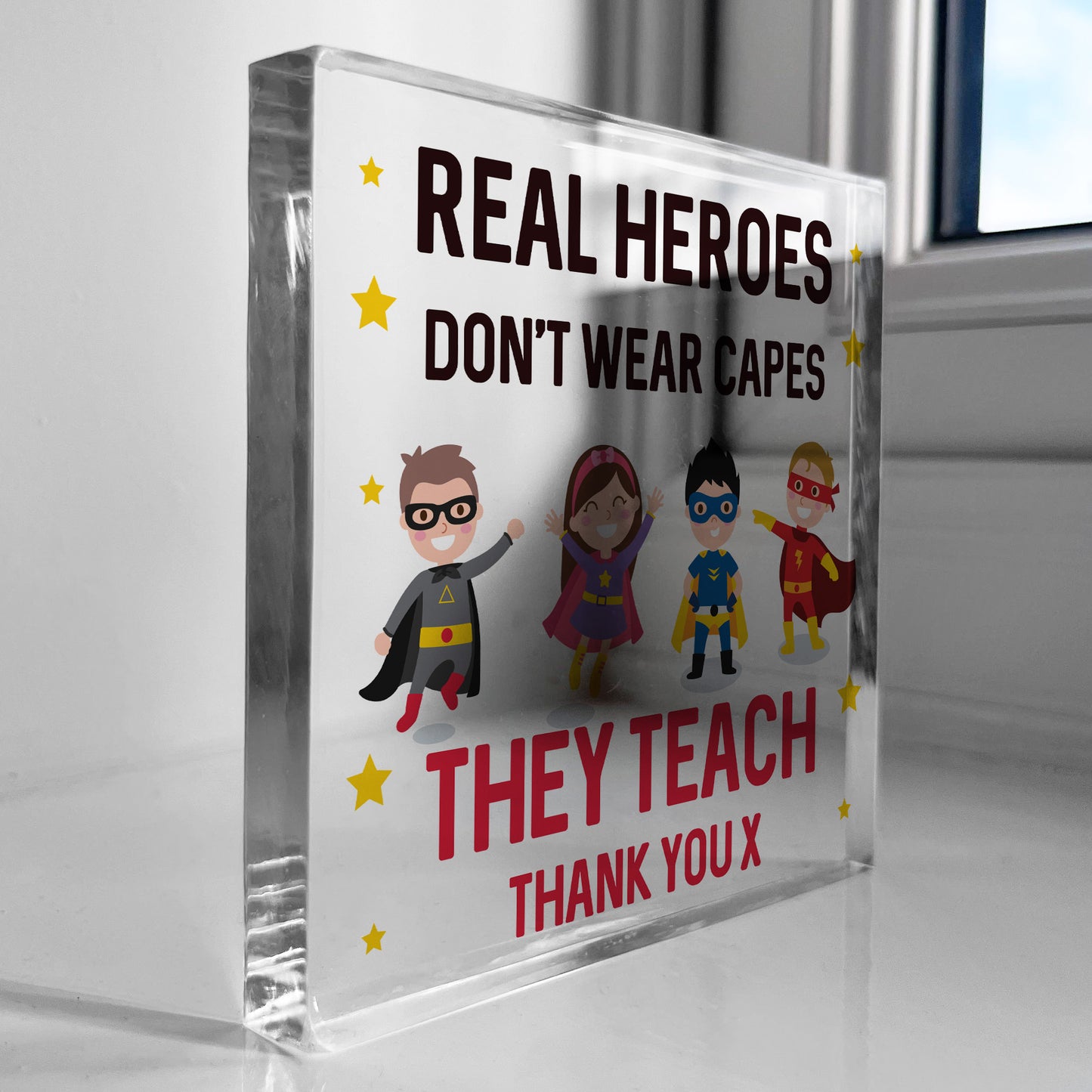 Gift For Teacher Superhero Gift Leaving School Nursery Gift